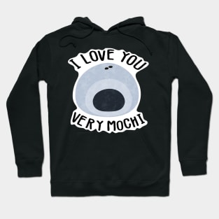 I love you very mochi (Blue) Hoodie